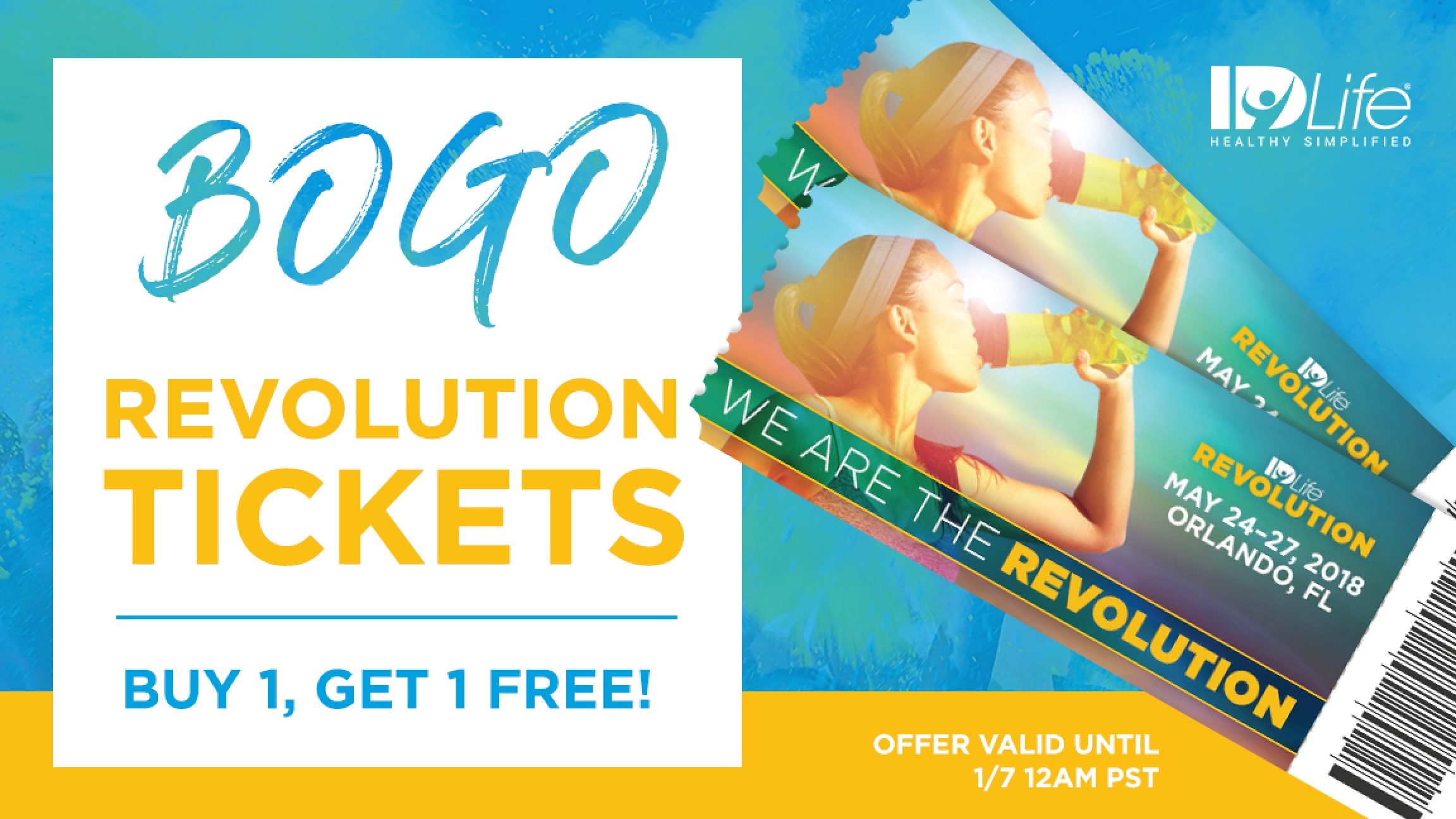 BOGO Revolution Tickets 01/2018 The Scoop