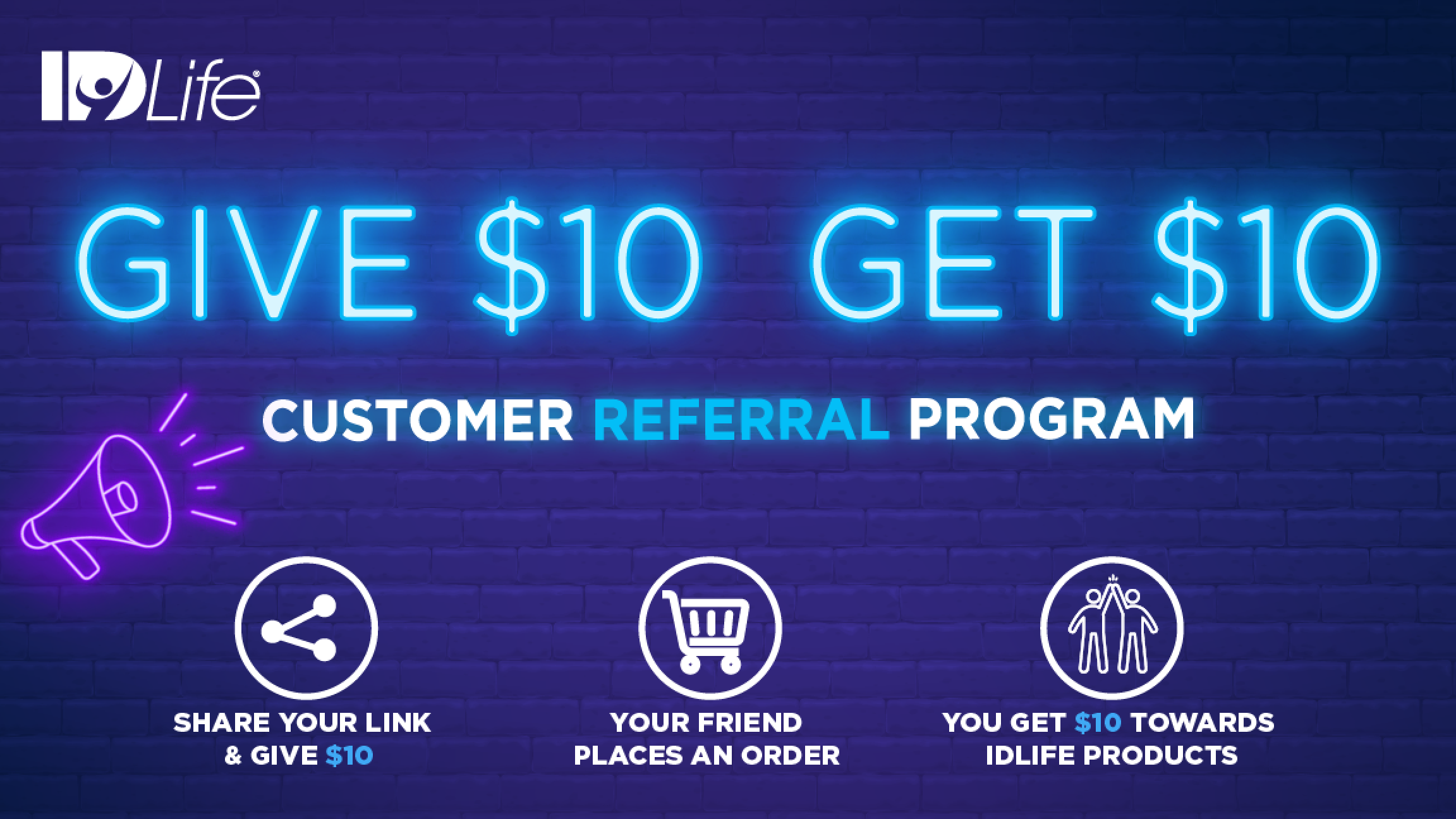 Customer Referral Rewards UPGRADE! Give 10 GET 10