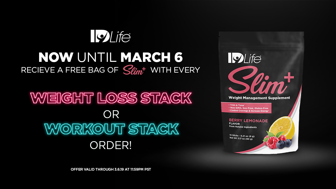 Workout & Weight Loss Stacks = FREE SLIM+
