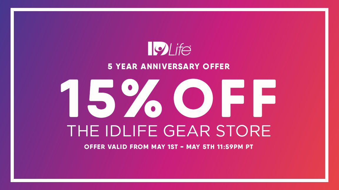15% Off ALL IDLife Gear