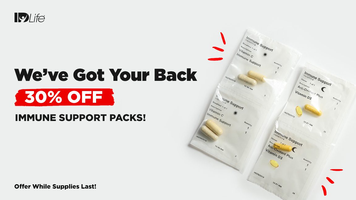 30% Off Immune Support Vitamin Packs!
