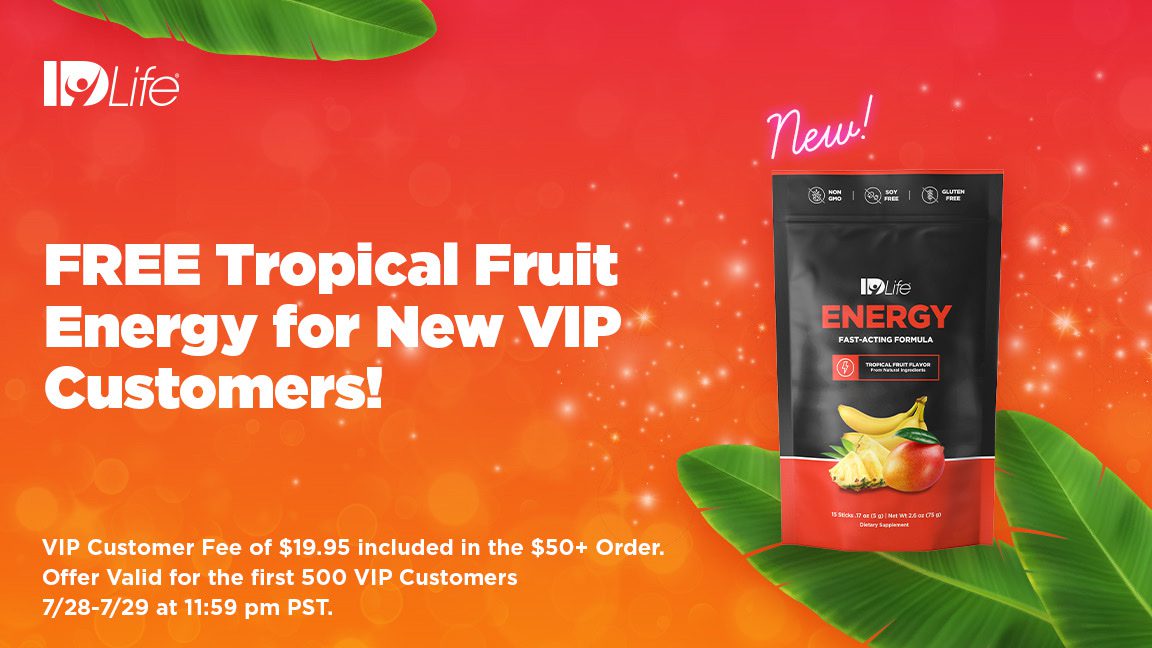 🍍FREE Tropical Fruit Energy for New VIP Customers!🍍