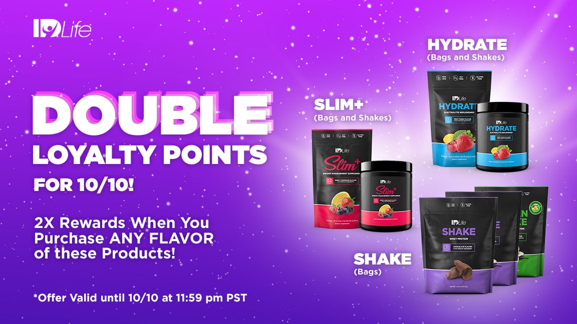 One Day Only! DOUBLE Loyalty Points